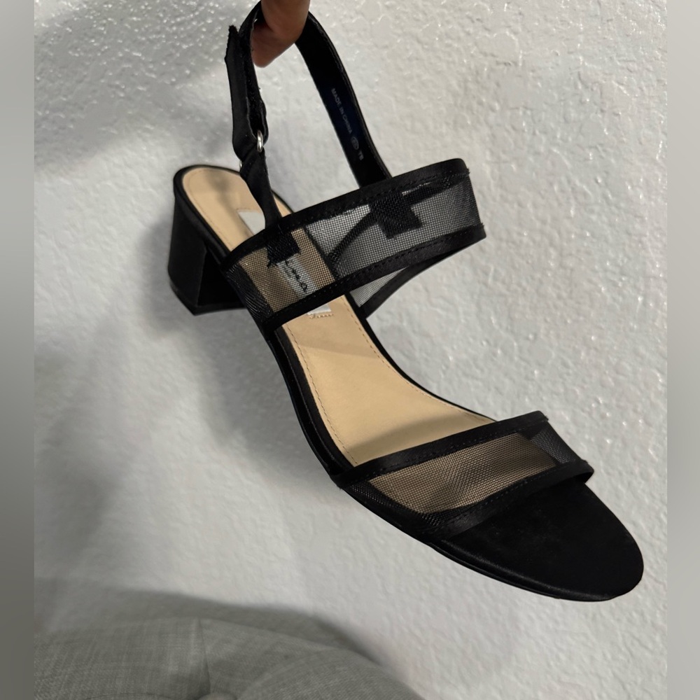 Nina mesh strappy heels sandals